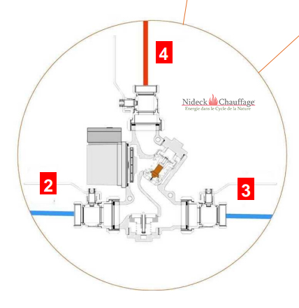 Schéma de Laddomat Nideck chauffage