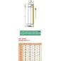 Élément Droit 1m - Conduit Inox Double Paroi Isolé Ø 200mm