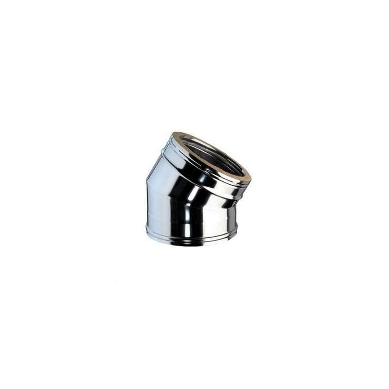 Coude 30° - Conduit Inox Double Paroi Isolé Ø 80mm