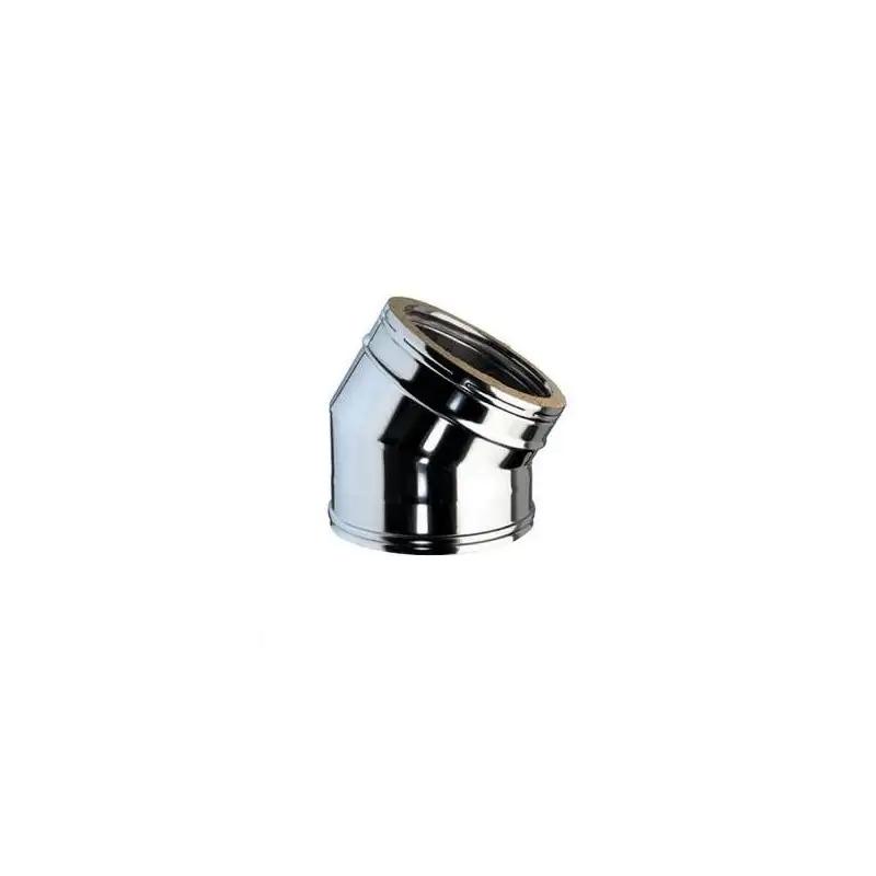 Coude 30° - Conduit Inox Double Paroi Isolé Ø 80mm Coude 30° - Conduit Inox Double Paroi Isolé Ø 80mm