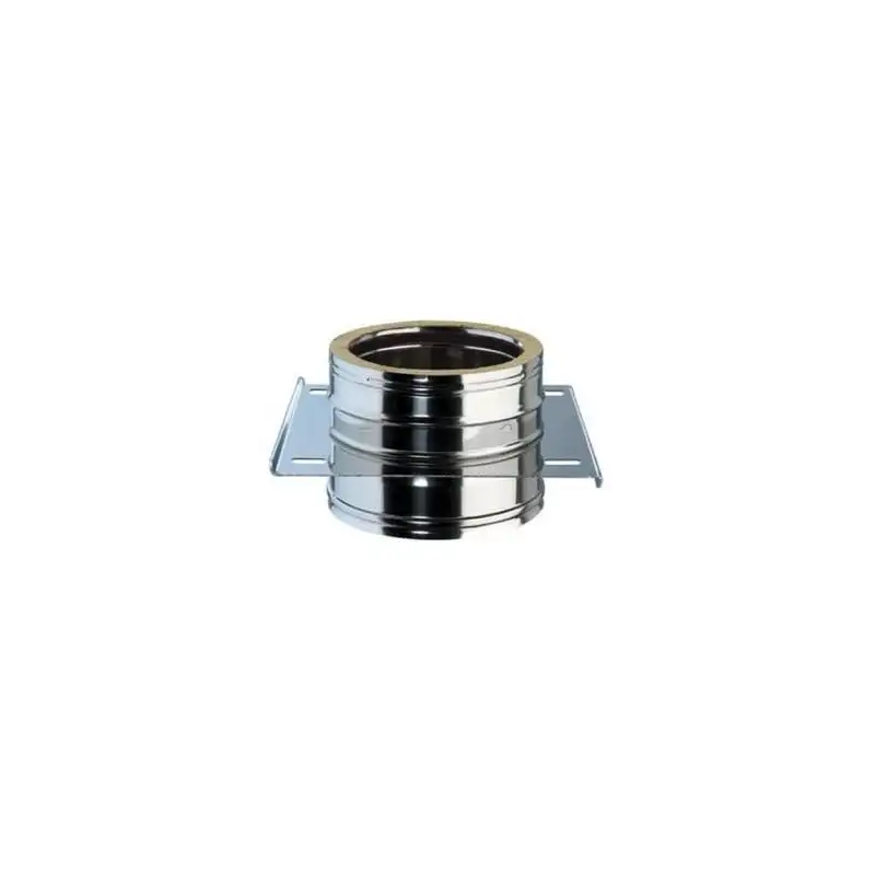Plaque de Départ Intermédiaire Double / Double Paroi - Conduit Inox Double Paroi Isolé Ø 80mm Plaque de Départ Intermédiaire Double / Double Paroi - Conduit Inox Double Paroi Isolé Ø 80mm