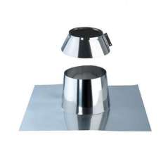 Solin avec larmier bavette plomb pour toit plat 