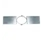 Support au Toit Galvanisé - Conduit Inox Double Paroi Isolé Ø 80mm Support au Toit Galvanisé - Conduit Inox Double Paroi Isolé Ø 80mm