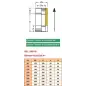 Élément Droit 0,25m - Conduit Inox Double Paroi Isolé Ø 150mm Élément Droit 0,25m - Conduit Inox Double Paroi Isolé Ø 150mm