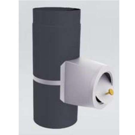 Modérateur de Tirage Inox pour Conduit de Fumée (Ø 160-200mm)