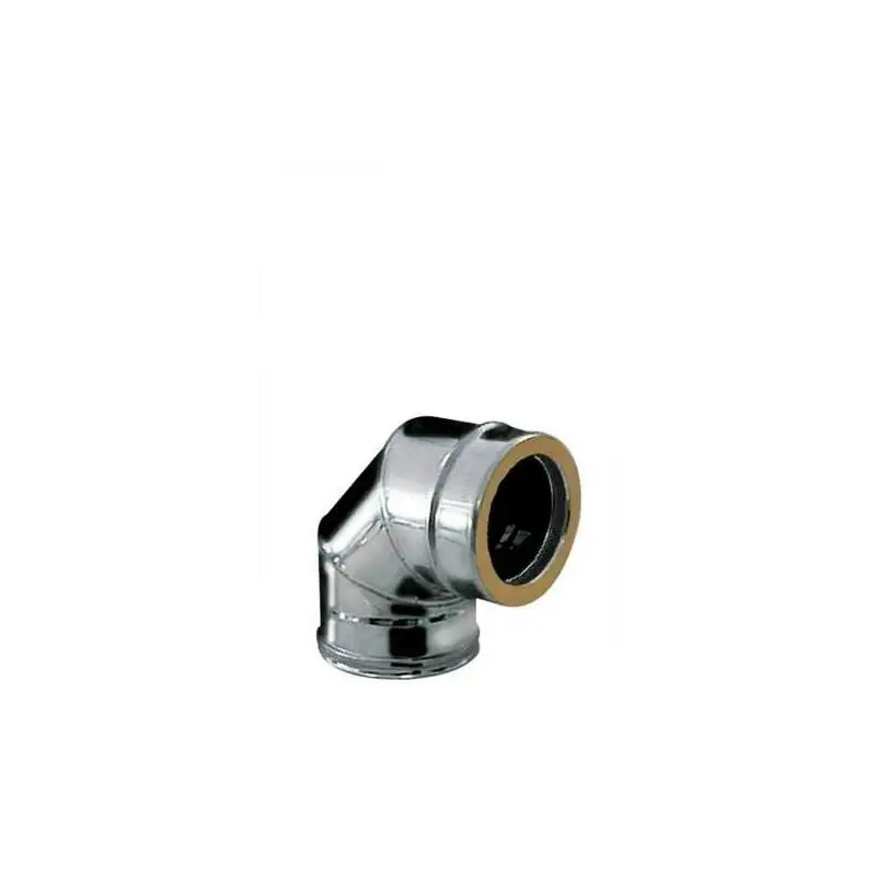 Coude 90° - Conduit Inox Double Paroi Isolé Ø 100mm Coude 90° - Conduit Inox Double Paroi Isolé Ø 100mm