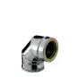 Coude 90° - Conduit Inox Double Paroi Isolé Ø 100mm Coude 90° - Conduit Inox Double Paroi Isolé Ø 100mm