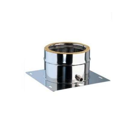 Plaque de départ avec purge horizontale