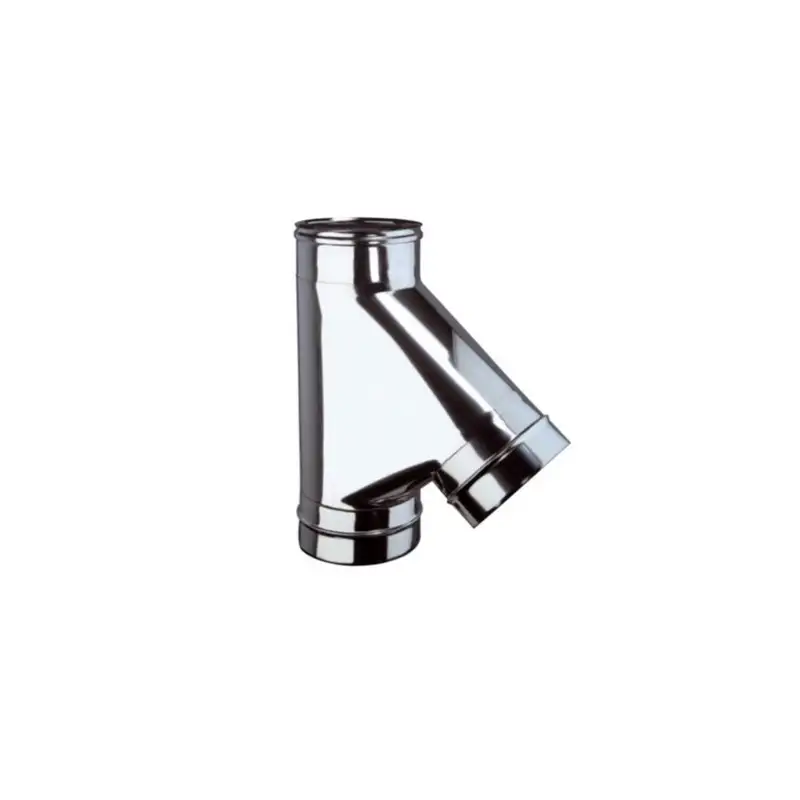 Té 135° - Inox Simple Paroi Ø 80mm