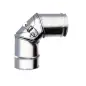 Coude 90° avec Trappe de Visite - Inox Simple Paroi Ø 80mm
