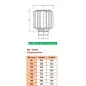Finition Anti-Vent Rotatif - Inox Simple Paroi Ø 80mm