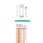 Élément Droit 0,5m - Inox Simple Paroi Ø 100mm