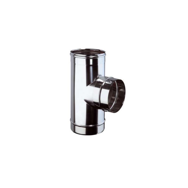 Té 90° - Inox Simple Paroi Ø 100mm