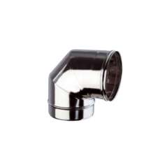 Coude 90° - Inox Simple Paroi Ø 150mm