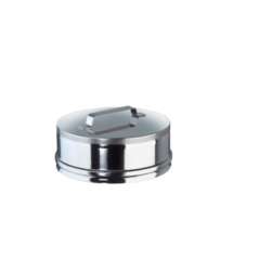 Tampon de Visite avec Poignée - Inox Simple Paroi Ø 150mm