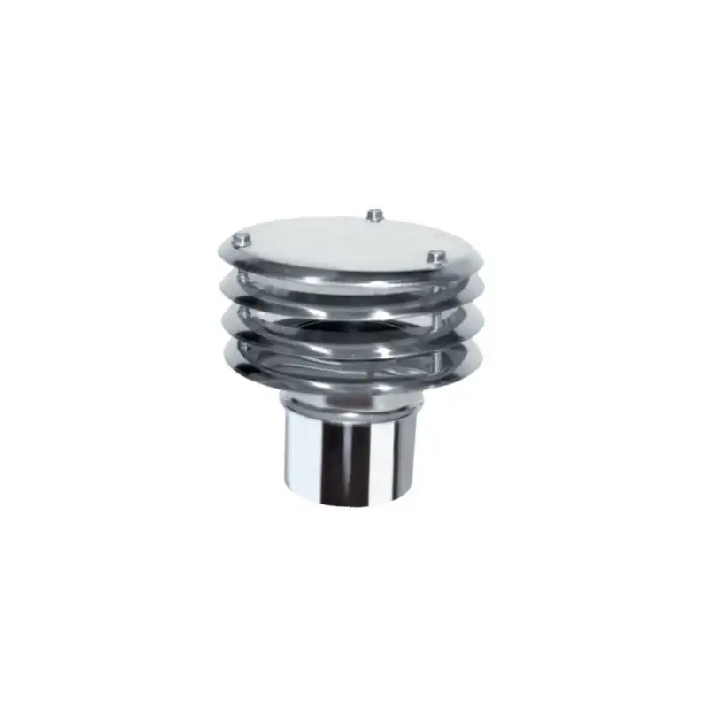 Finition Anti-Vent Lamelles - Conduit Inox Simple Paroi Ø 200mm Finition Anti-Vent Lamelles - Conduit Inox Simple Paroi Ø 200mm