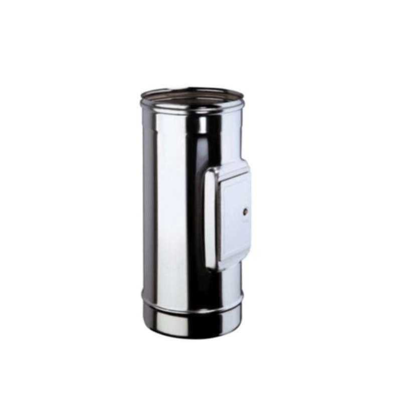 Élément de Recueil de Cendres - Conduit Inox Simple Paroi Ø 200mm Élément de Recueil de Cendres - Conduit Inox Simple Paroi Ø 200mm