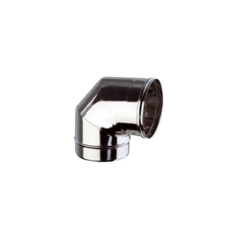 Coude 90° - Conduit Inox Simple Paroi Ø 250mm