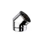 Coude 45° - Conduit Inox Simple Paroi Ø 250mm