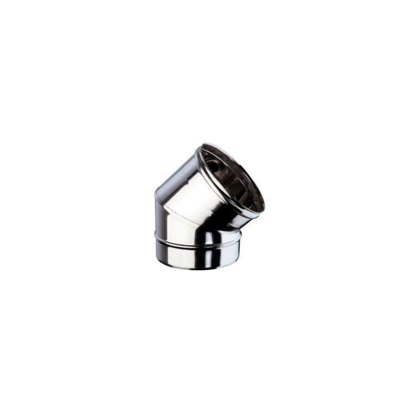 Coude 45° - Conduit Inox Simple Paroi Ø 300mm