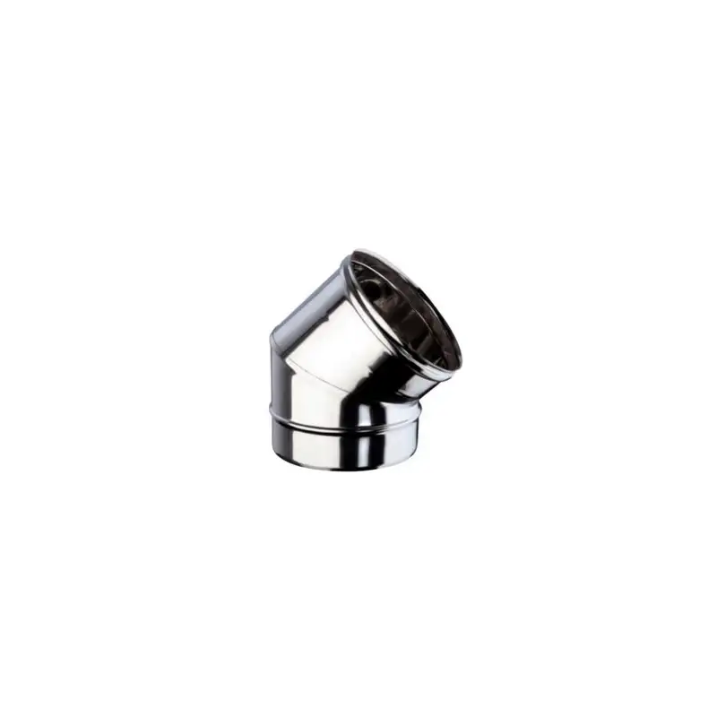 Coude 45° - Conduit Inox Simple Paroi Ø 300mm