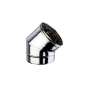 Coude 45° - Conduit Inox Simple Paroi Ø 300mm