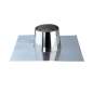 Solin pour Toit Plat ou Incliné Inférieur à 5° - Conduit Inox Simple Paroi Ø 300mm