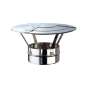 Finition avec Chapeau Pare-Pluie - Conduit Inox Simple Paroi Ø 300mm