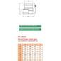 Élément Double / Simple Paroi pour Raccordement Conduit SW (Ø 180mm)