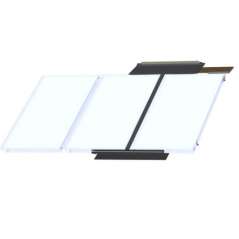 Montage intégration toiture 1 panneau supplémentaire