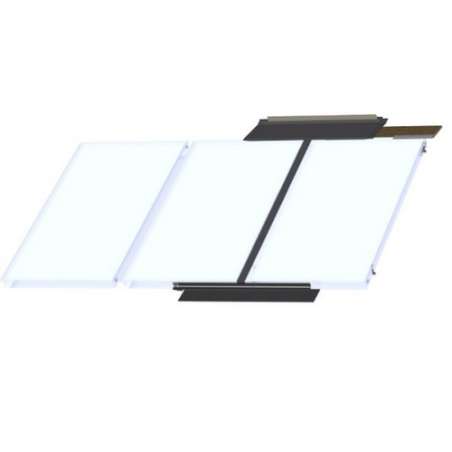 Montage intégration toiture 1 panneau supplémentaire