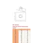 Solin avec Bavette Plomb 5 à 30° - Conduit Inox Double Paroi Isolé Ø 180mm