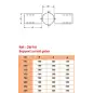 Support au Toit Galvanisé - Conduit Inox Double Paroi Isolé Ø 150mm