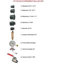 Ballon tampon NIR kit de raccordement