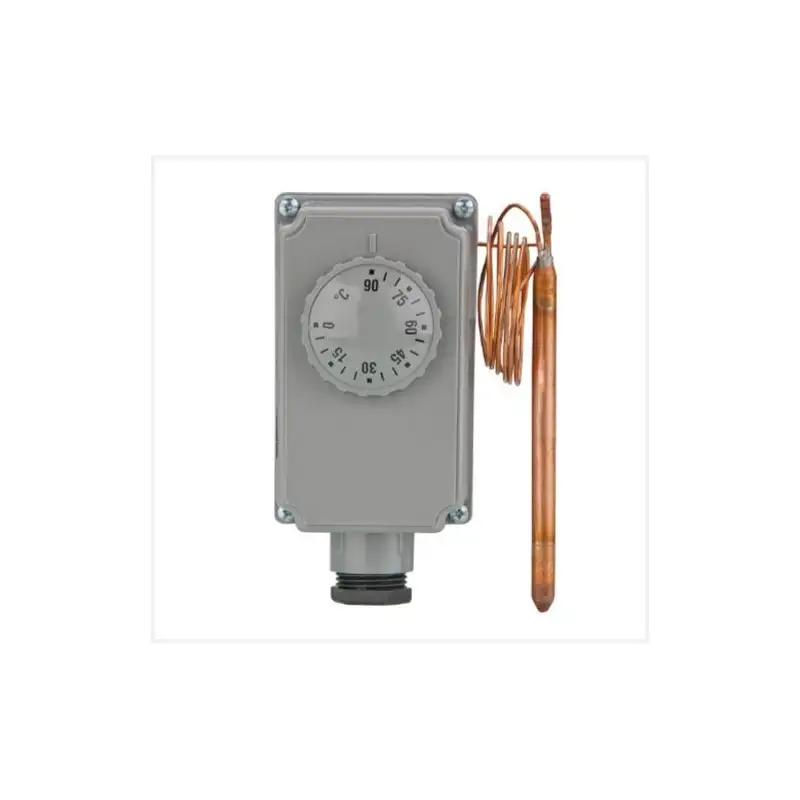 Thermostat à Sonde Déportée Réglable (0-90°C) - Capillaire 2m Thermostat à Sonde Déportée Réglable (0-90°C) - Capillaire 2m