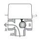 Vanne de Zone Solaire Motorisée 2 Voies MUT - 230V G1" (26x34mm)