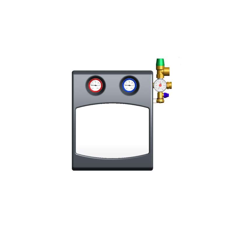 Module Hydraulique Solaire Grand Débit avec Circulateur Grundfos (4-36 L/min)