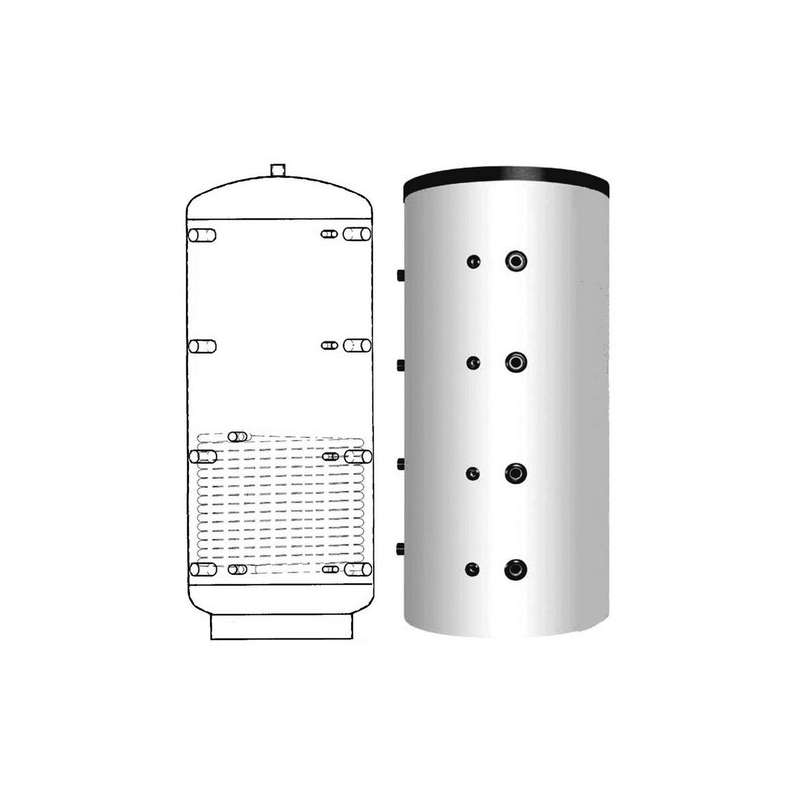 Ballon Tampon NIA1 800 Litres avec 1 Serpentin
