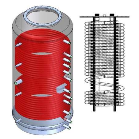 Ballon tampon NIOX2-1500 combiné eau chaude sanitaire
