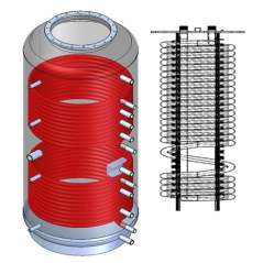 Ballon tampon NIOX2-2000 combiné eau chaude sanitaire