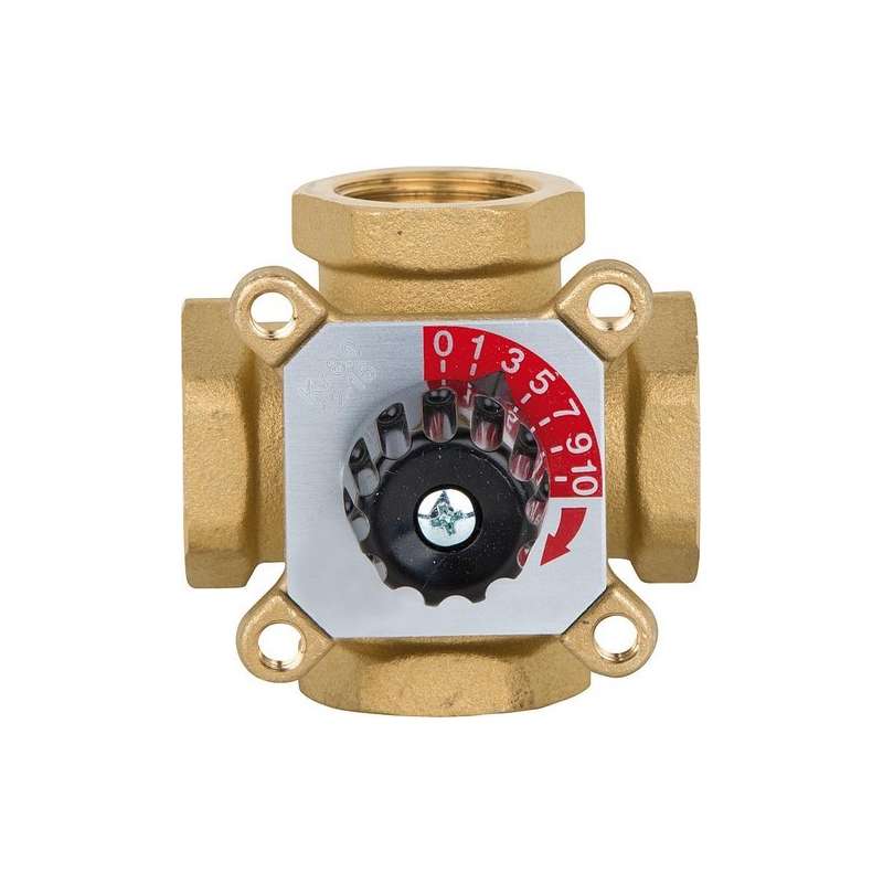 Vanne de Mélange 4 Voies Motorisable (1/2" Femelle)