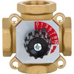 Vanne de mélange femelle 4 voies 1/2"