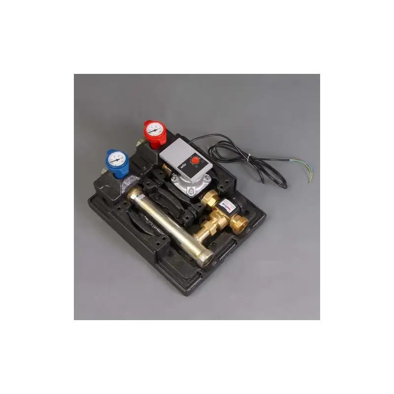 Module Hydraulique Plancher Chauffant - avec Vanne Thermostatique Réglable 20-43°C