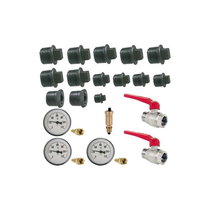 Kit de Raccordement N°5 pour Ballons Tampon NIOX (1000 à 2000L) Kit de Raccordement N°5 pour Ballons Tampon NIOX (1000 à 2000L)