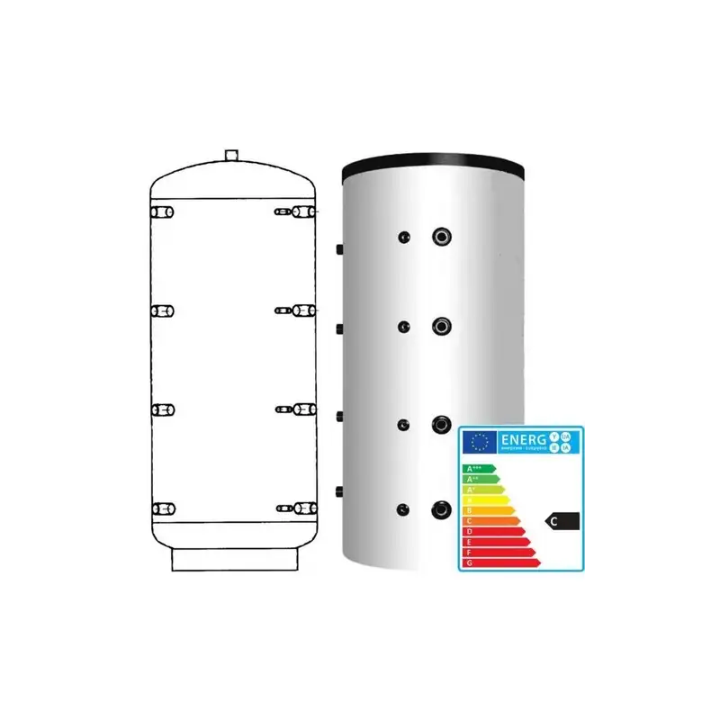 Ballon Tampon NIA 800 Litres pour Chauffage Ballon Tampon NIA 800 Litres pour Chauffage