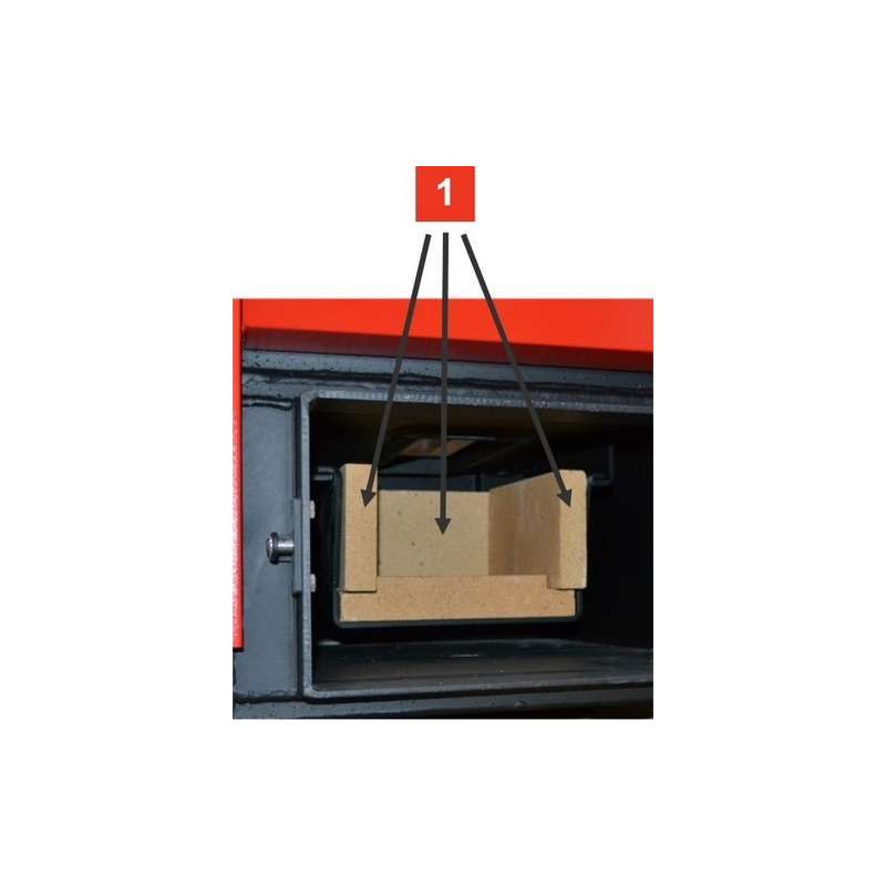 Plaque Réfractaire latérale/supérieure pour Chaudière MAT (20 à 31 kW) - Pierre N°1