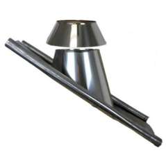 Solin avec larmier bavette plomb 30 à 45°