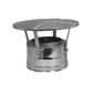 Chapeau Pare-Pluie avec Adaptateur pour Conduit Isolé Ø 150mm
