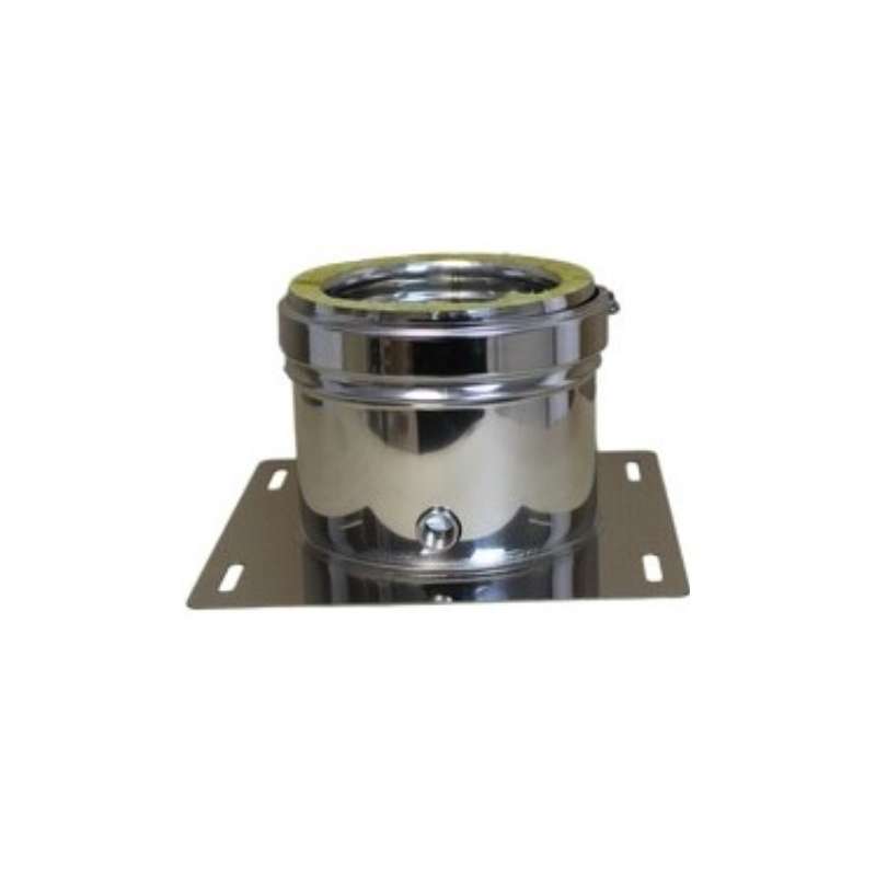 Plaque de départ avec purge horizontale