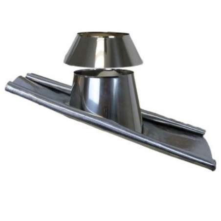 Solin avec larmier bavette plomb 5 à 30°